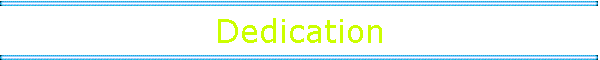 Dedication Banner